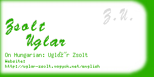 zsolt uglar business card